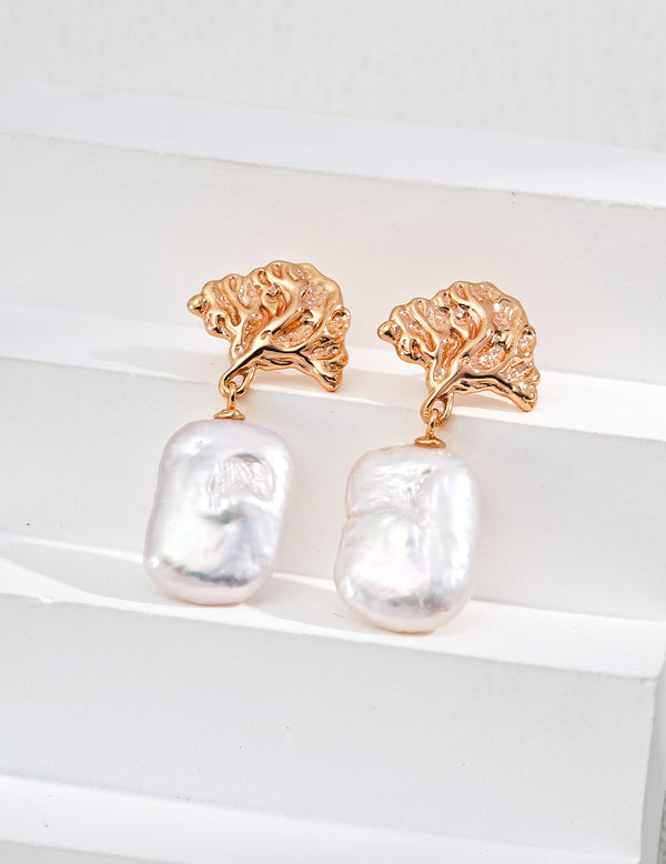 Baroque Pearl Earrings