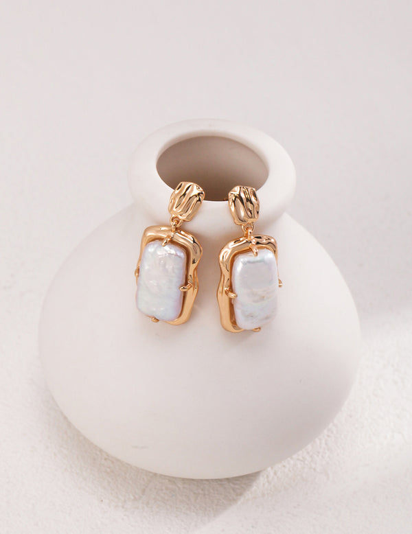 Elegant Luxury Baroque Pearl Earrings