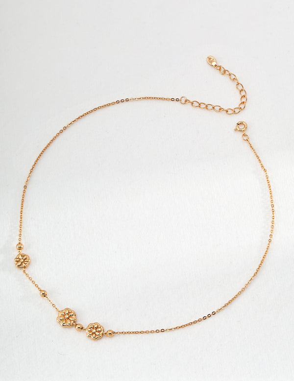 Gold - plated Sterling Silver Necklace