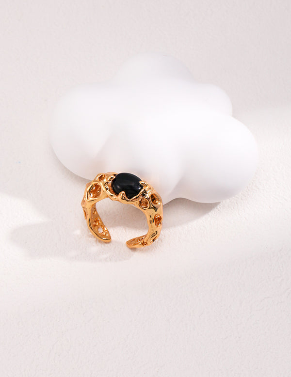 Sterling Silver Black Onyx Ring