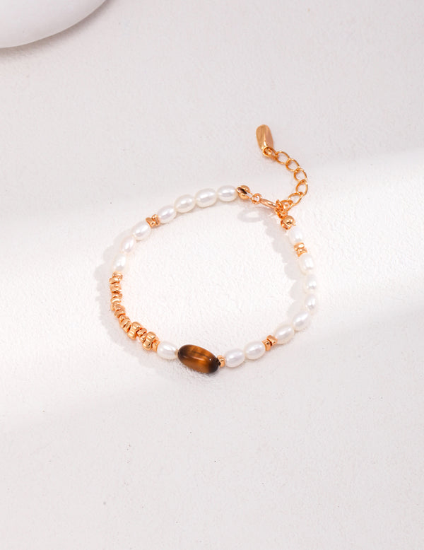 Tiger's Eye Beaded Bracelet